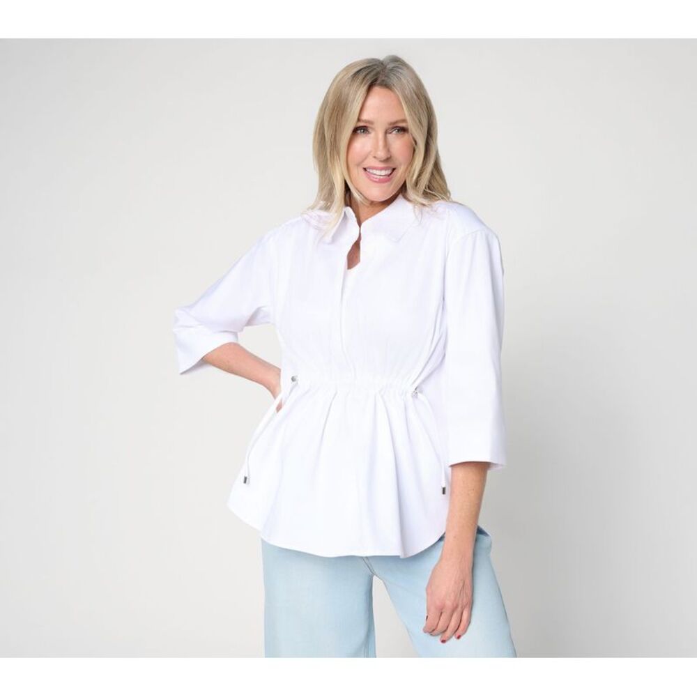 Carla Rockmore Collection Women's Top Plus Sz 3X Make Your Multi-colored